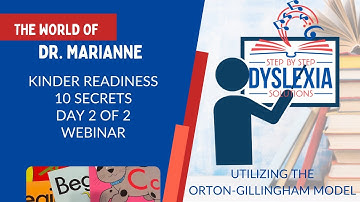 10 Secrets Webinar Day 2 - Preschool - Kindergarten - Are Your Kids Ready?