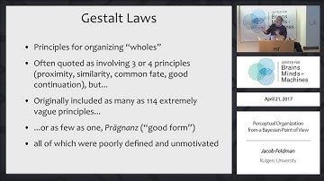 Perceptual Organization From a Bayesian Point of View