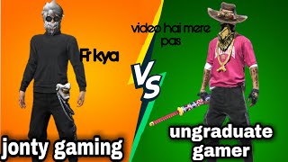 Ungraduate gamer angry on jonty gaming \ ungraduate gamer \ jonty gaming \ ungraduate gamer reaction