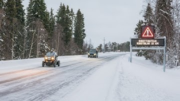 Sensible 4 autonomous system ultimate winter challenge at Muonio Lapland 2018
