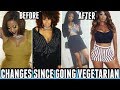 WHAT HAPPENS WHEN YOU STOP EATING MEAT? CHANGES SINCE BECOMING VEGETARIAN|ACNE WEIGHT LOSS|TASTEPINK
