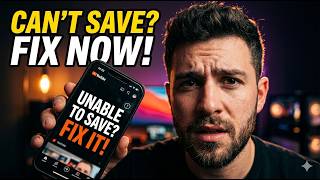 How to Fix Unable To Save Error on YouTube - 2026 Full Guide