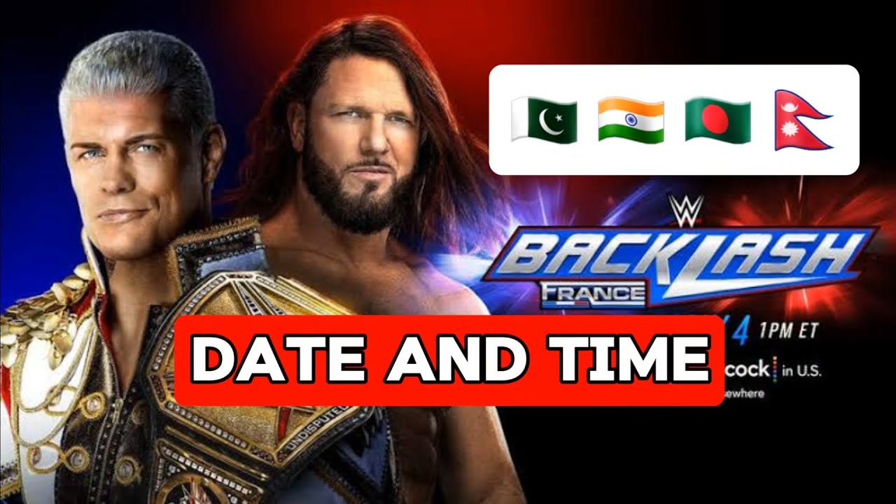 WWE Backlash Date and Time in India, Pakistan | WWE Backlash ...