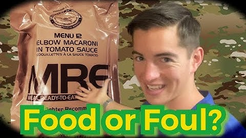 Do MREs Taste Good? | Elbow Macaroni In Tomato Sauce