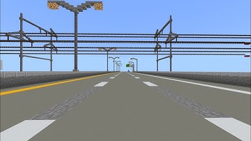 Minecraft: Freeway Construction - Episode 1 - Freeway Offramp - Speed Build!