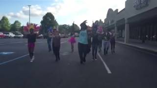 Pride flash mob rehearsal