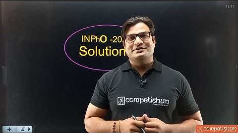 INPhO 2020 Solutions | Physics | Olympiad | Competishun |
