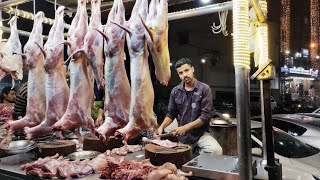 Amazing Fastest Workers Meat Cutting Skills | Cutting Skills | Street Mutton Cutting Skills