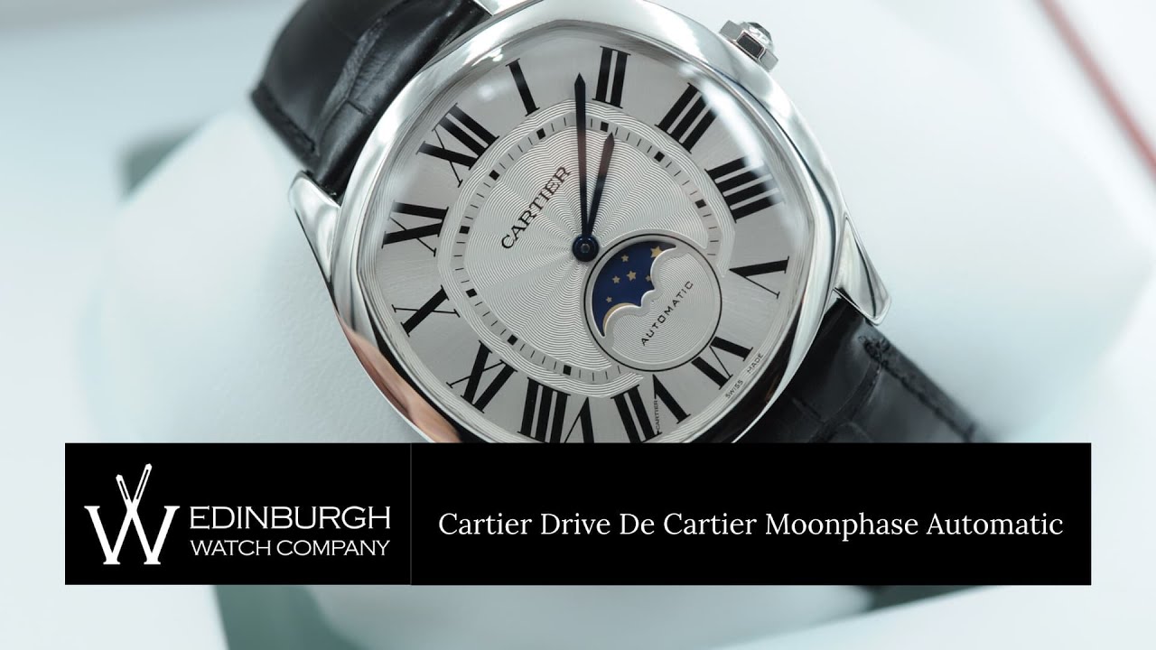 cartier moon phase watch