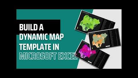 Build a dynamic Nigeria map template in Microsoft Excel