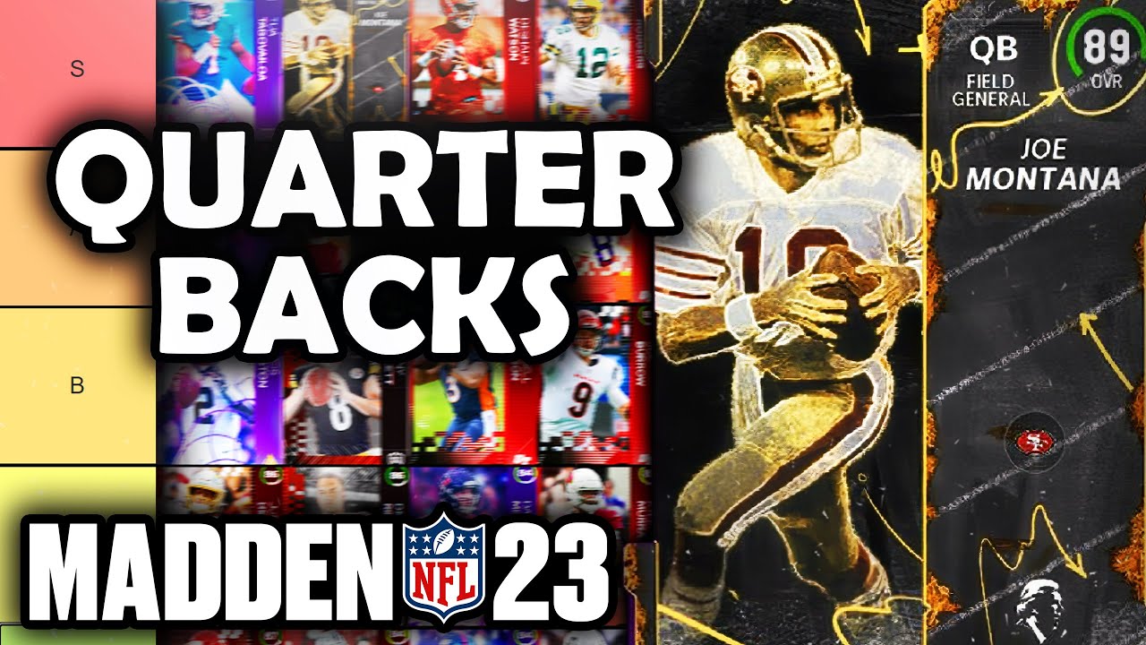 RANKING THE BEST QUARTERBACKS IN MADDEN 23 ULTIMATE TEAM (BEST QB MADDEN 23)  