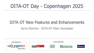 DITA-OT New Features and Enhancements
