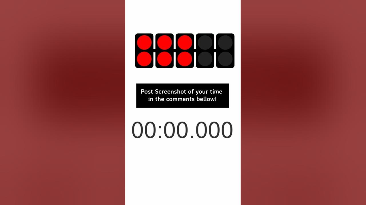 Can you beat and F1 Driver in Reflexes Test