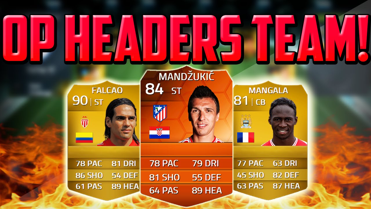 FIFA 14 - OVERPOWERED MOTM MANDZUKIC HEADERS TEAM FT FALCAO