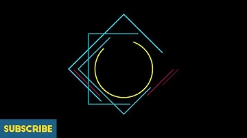 Animated Shapes Round Timer 5 seconds countdown Intro Video - Amazing