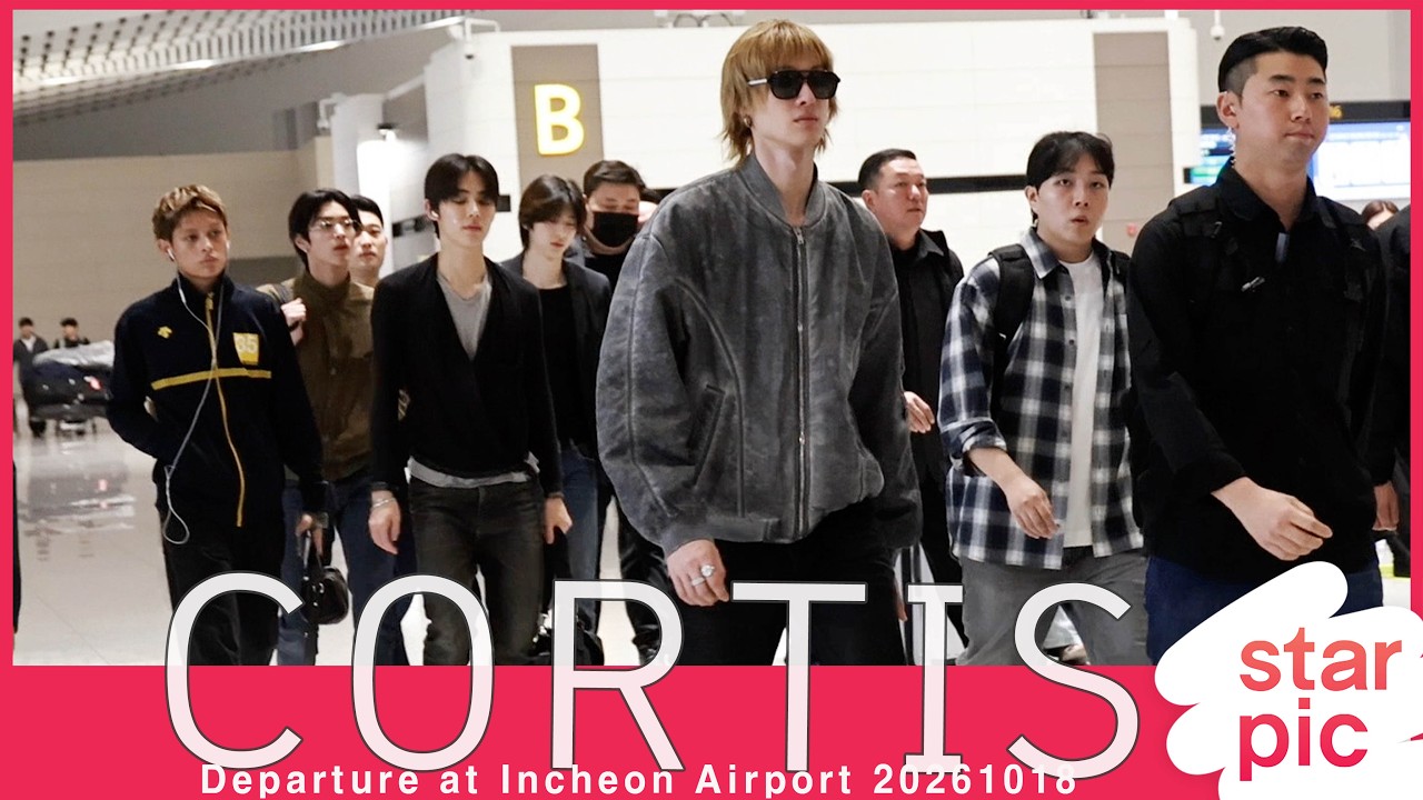 코르티스 '미국 일정도 파이팅!' [STARPIC] CORTIS Departure at Incheon Airport 20261018
