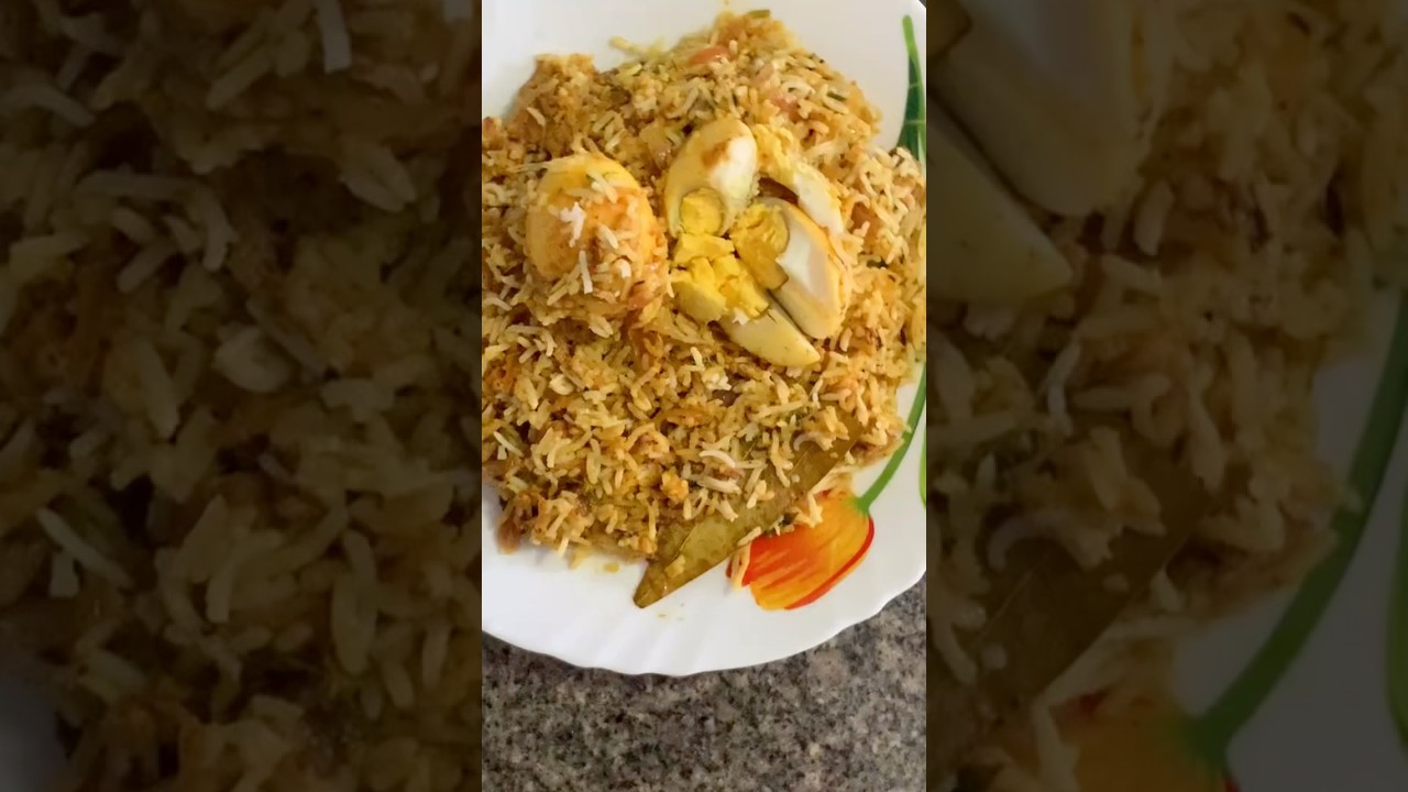 Egg biryani recipe