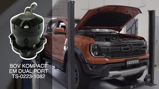 BOV INSTALL: FORD RAPTOR Blow-Off Valve EM Dual Port (P/N TS-0223-1082)