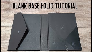 BLANK BASE FOLIO TUTORIAL ✨✨ | Album less than 2 hours | ~ Start to Finish | Scrapbook Mini Album