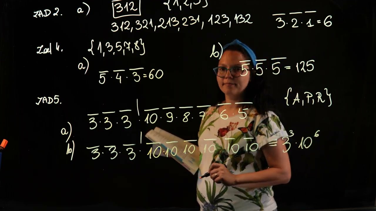 Kombinatoryka - zasada mnożenia  cz 2.