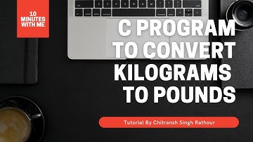 C Program to Convert Kilogram to Pound in very easy way.