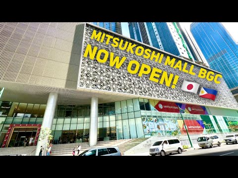 Mitsukoshi Mall BGC Now Open! Walking and Food Tour | Fresh Sashimi | The Matcha Tokyo | Key Coffee