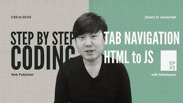 ep2. 탭메뉴 제작 Step by Step Coding  / CSS / Nesting / SCSS / jQuery / Javascript