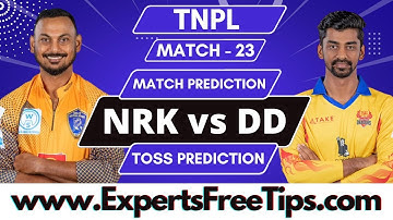 Nellai Royal Kings vs Dindigul Dragons TNPL 2023 23rd Match, Toss Winner & Fantasy Team Prediction
