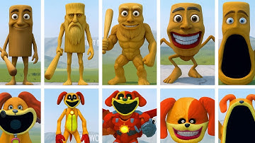 EVOLUTION OF ALL TUNG TUNG SAHUR VS DOGDAY SMILING CRITTERS POPPY PLAYTIME CHAPTER 4 in Garry