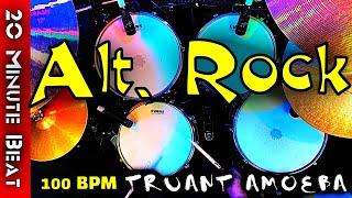 Truant Amoeba Funk: Long Drum Loop for Epic Jam Sessions - 100 BPM Hi-Hat to Ride beat Shifts