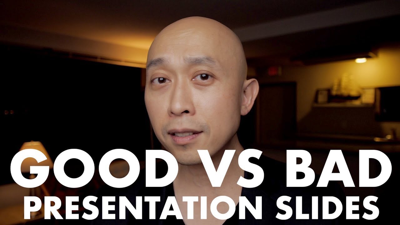 good vs bad presentation youtube