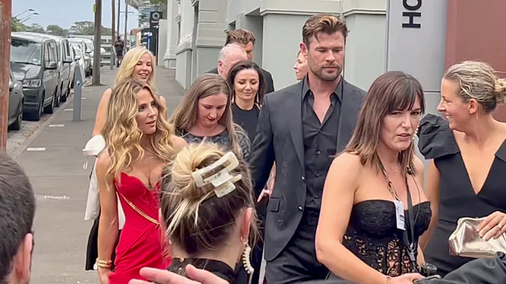 CHRIS HEMSWORTH AND WIFE ELSA ATTEND AACTA AWARDS