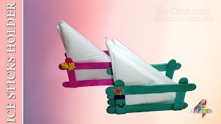 Tools are required for making Tissue Paper Holder 1. Popsicle Sticks 2. Pen 3. Fevicol 4. Scissor ▻ Top 10 Popular Craft Ideas ...