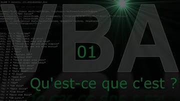 VBA-01 : VBA, qu