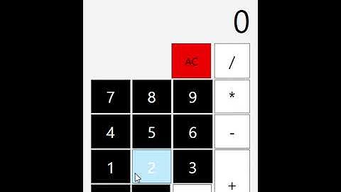 Malubay - WPF BUTTONS (CALCULATOR)