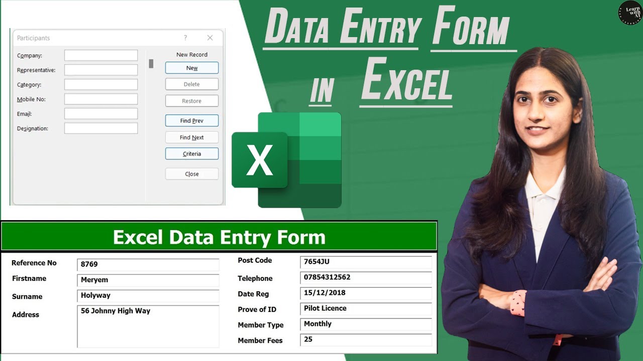 Easy way to create data entry form in 5 min | Easy way of Data Entry ...
