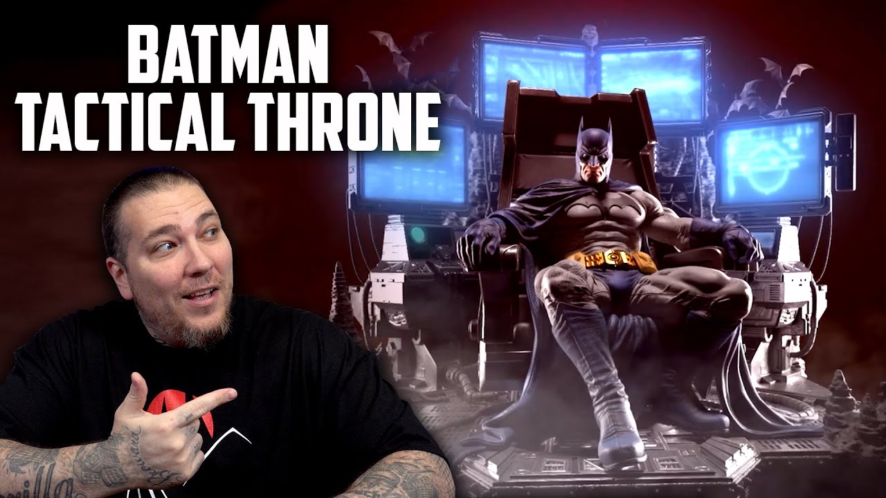 BATMAN Tactical Throne 1/4 Scale Statue Reveal! PRIME 1 STUDIO | Gabriele  Dell'Otto - YouTube
