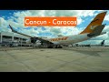 Volando a Venezuela! Conviasa a340-200 Cancun-Caracas