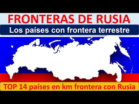 Video: Longitud total de las fronteras de Rusia