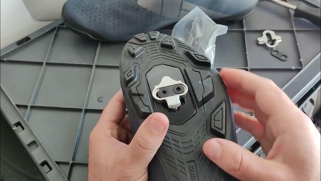 How to Install SPD Cleats on Bike Shoes YouTube