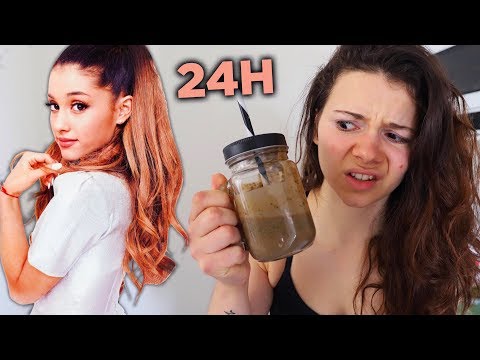 JE MANGE COMME ARIANA GRANDE PENDANT 24H !