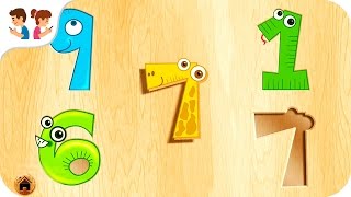 Baby Puzzles - Learn The Animals, Numbers, Alphabet, Letter Fruits - Educational Games For Kids