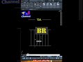 Lệnh break tách đối tượng ra trong autocad #autocad #autolisp #autocad2d