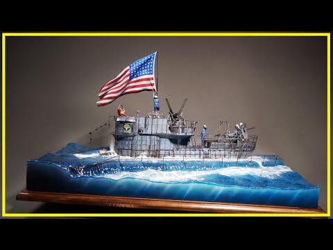 1/35 Diorama building - Capturing U-boat (Type IX C U-505)