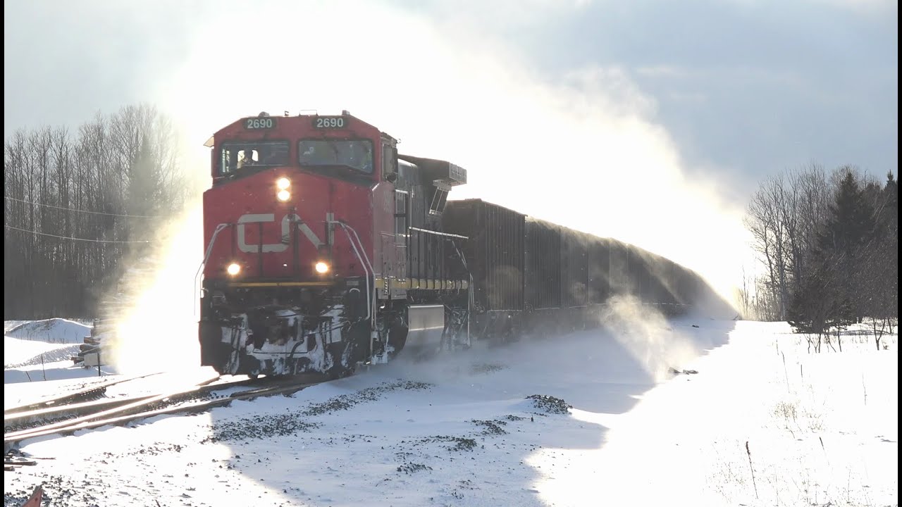 CN's AllRail Iron Ore Trains 2 CN Serves the North YouTube