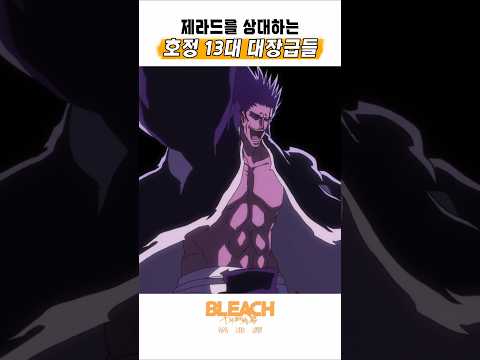 🔥 제라드 vs 호정13대 대장들 🔥 <strong>블리치</strong> 천년혈전 : 화진담