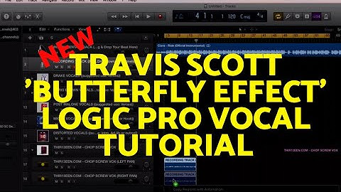 You Too Can Sound Like Travis Scott - "Butterfly Effect" New Logic Pro X Vocal Tutorial