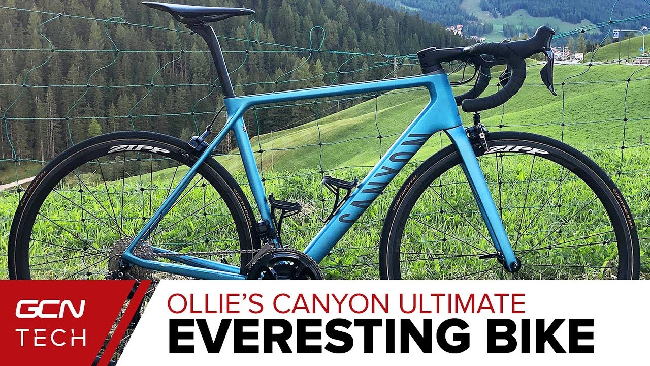 Ollie's Everesting Challenge Bike Canyon Ultimate CF SLX GCN