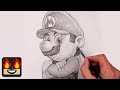 How to draw super mario  sketch tutorial