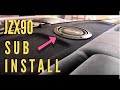 JZX90 Subwoofer Install (OEM location)